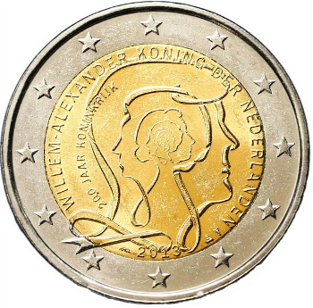 Nederland 2 euro 2013 200 jaar koninkrijk UNC